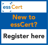 New to essCert? Register here.