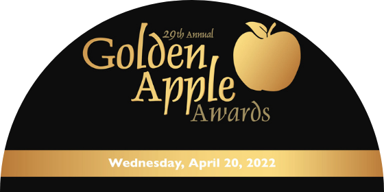 29th Annual Golden Apple Awards will be on Wednesday, April 20, 2022